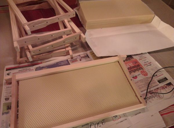 Mittelwände einlöten